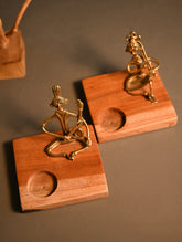 Dhokra Craft Tea Light Holders- Rangkarmi (Set of 2)