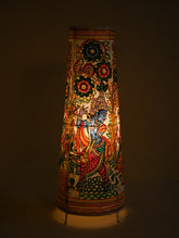 Andhra Leather Craft Lamp Shade - Vriksha Leela. Height - 25 inches