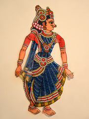 Andhra Leather Craft String Puppet - Vaidehi (Height - 17 inches)