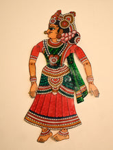 Andhra Leather Craft String Puppet - Maithili (Height - 17 inches)