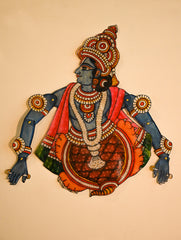 Andhra Leather Craft String Puppet - Kurma (Height - 14 inches)