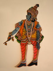 Andhra Leather Craft String Puppet - Gokul (Height - 21 inches)