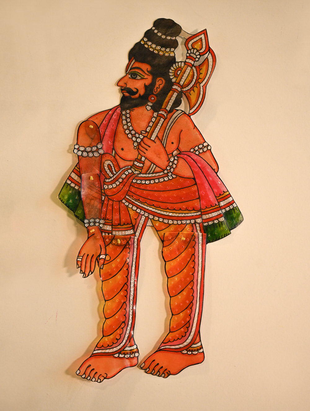 Andhra Leather Craft String Puppet - Vamana (Height - 18 inches)