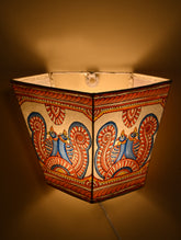 Andhra Leather Craft Wall Lamp Shade - Anil Valli. Height - 8 inches