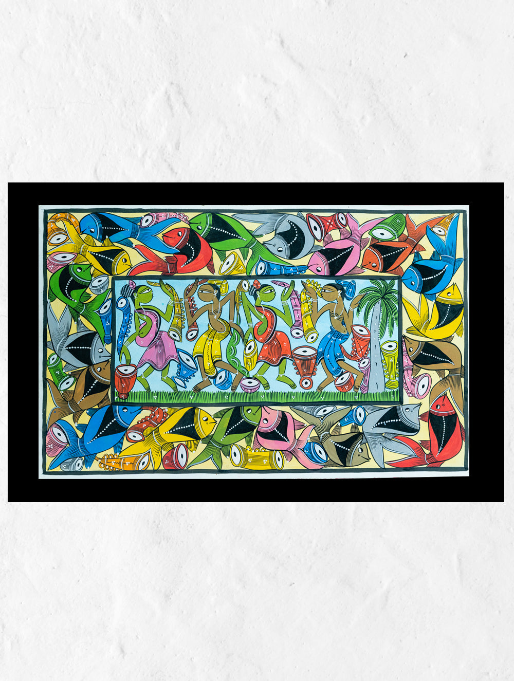 Patua Art Painting - Celebration