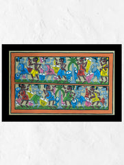 Patua Art Painting - Celebration