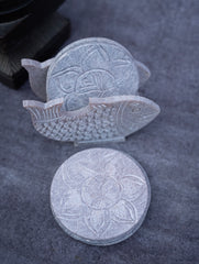 Soapstone Filigree Coasters