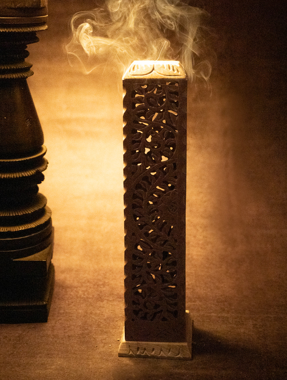 Soapstone Filigree Incense Stick Holder