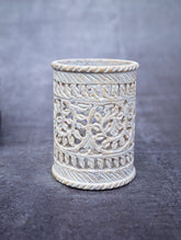 Soapstone Filigree Pen Holder