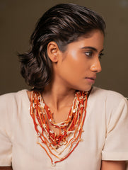 Sunset Serenade Layered Jute Necklace