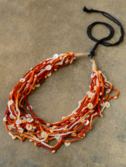 Sunset Serenade Layered Jute Necklace