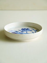 Jaipur Blue Pottery Servingware - Lotus Bloom Serving Plate