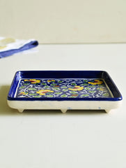 Jaipur Blue Pottery Servingware - Persian Garden Serving Plate