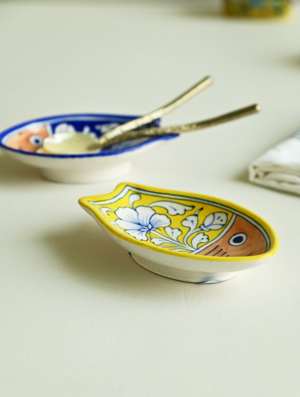 Jaipur Blue Pottery Servingware - Piscine Duo Serving Dish (Set of 2)