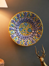 Jaipur Blue Pottery Decorative Plate - High Garden