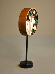 Exclusive Pichwai Carved Collectibles : Hand Engraved Wood Block Curio / Wall Piece - Kamal Gau
