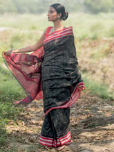 Sambalpuri Handwoven Ikat Soft Cotton Saree - Kansa Raag