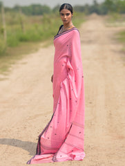 Sambalpuri Handwoven Ikat Soft Cotton Saree - Pankhuri