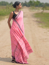 Sambalpuri Handwoven Ikat Soft Cotton Saree - Pankhuri