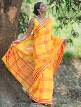 Bengal Weaves. Handwoven Cotton Saree - Basant Tara