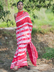 Bengal Weaves. Handwoven Cotton Saree - Shakha Pola