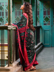 Sambalpuri Handwoven Ikat Soft Cotton Saree - Van Dhrshti