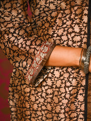 Light Festive. Bagru Hand Block Printed Chanderi Kurta Set - Gulshan ( 3 pc set)