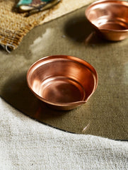 Tambat Handbeaten Large Copper Diya - Akhanda Deep (5.5 inches)