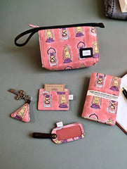 The Traveller’s Collection: Fabric Travel Set - Sienna Vine (Set of 5).