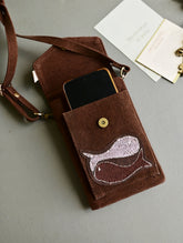 Kantha Caravan Collection: The Kantha & Canvas Cross Body Sling Bag with Journal - Piscean Tan