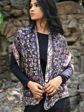 Light & Soft. Handcrafted Silk Batik Scarf - Brown Sugar
