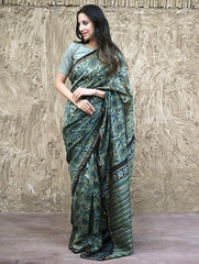 Bagru Hand Block printed Chanderi