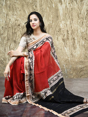 Bagru Hand Block printed Maheshwari