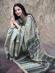 Sanganeri Hand Block printed Maheshwari