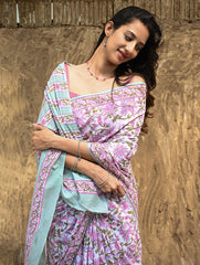 Sanganeri Hand Block printed Mul Cotton