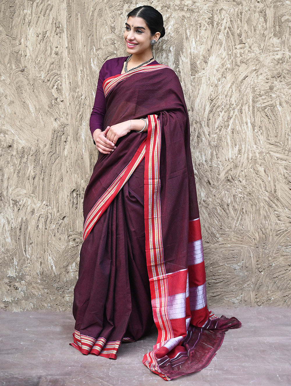 Self Striped Ilkal