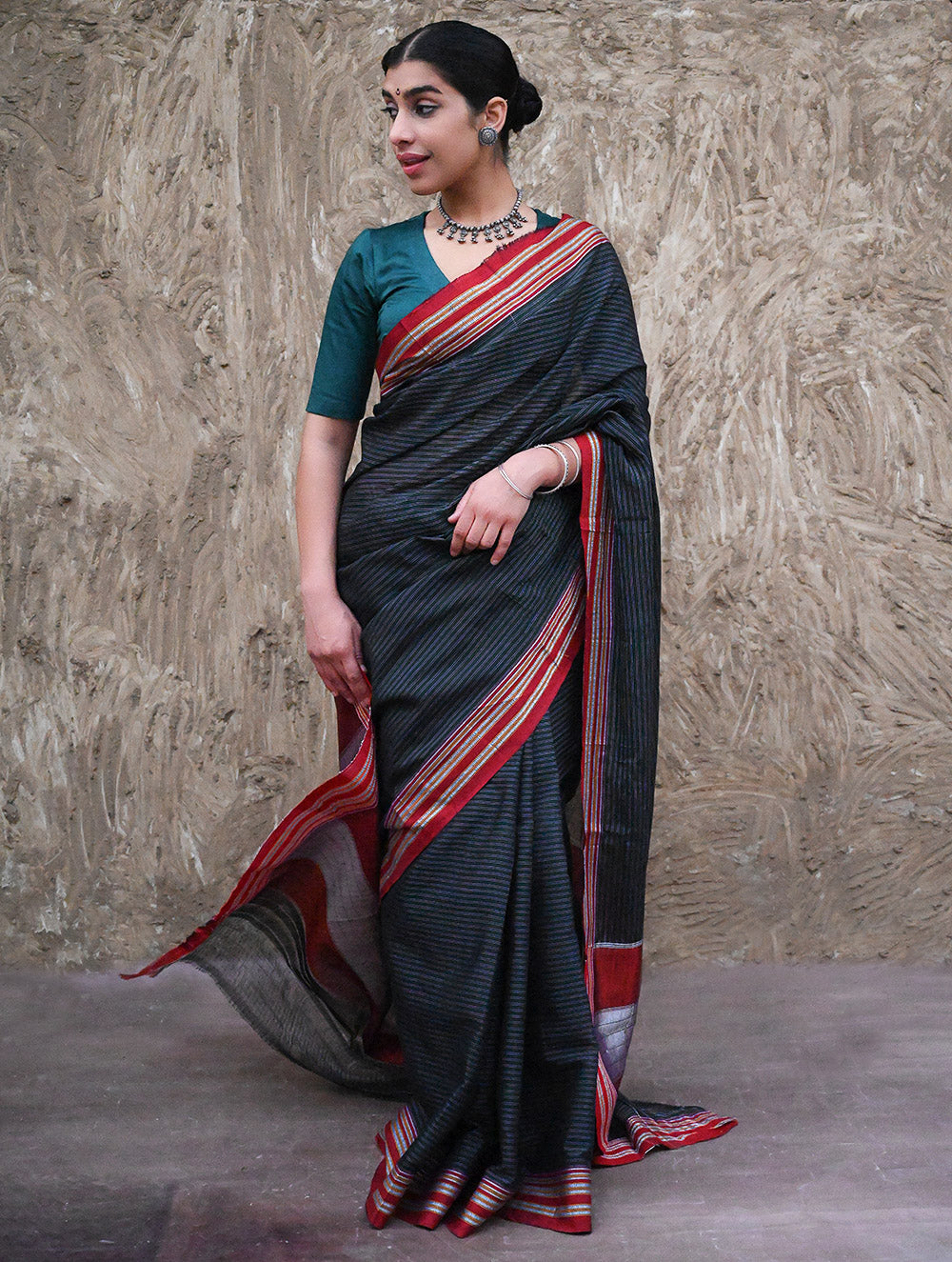 Self Striped Ilkal