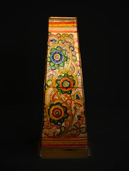 Andhra Leather Craft Lamp Shade - High Garden - Height 16 inches