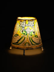 Andhra Leather Craft Lamp Shade - Mayurangana - Height 5 inches