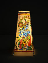 Andhra Leather Craft Lamp Shade - Murali Madhavam - Height 12 inches