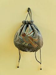 Shahi Nazakat. Zardozi & Resham Embroidered Evening Potli Bag - Rangrez