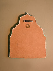 Exclusive Pichwai Collectibles : Hand Painted Wooden Arched Wall Panel - Kamdhenu