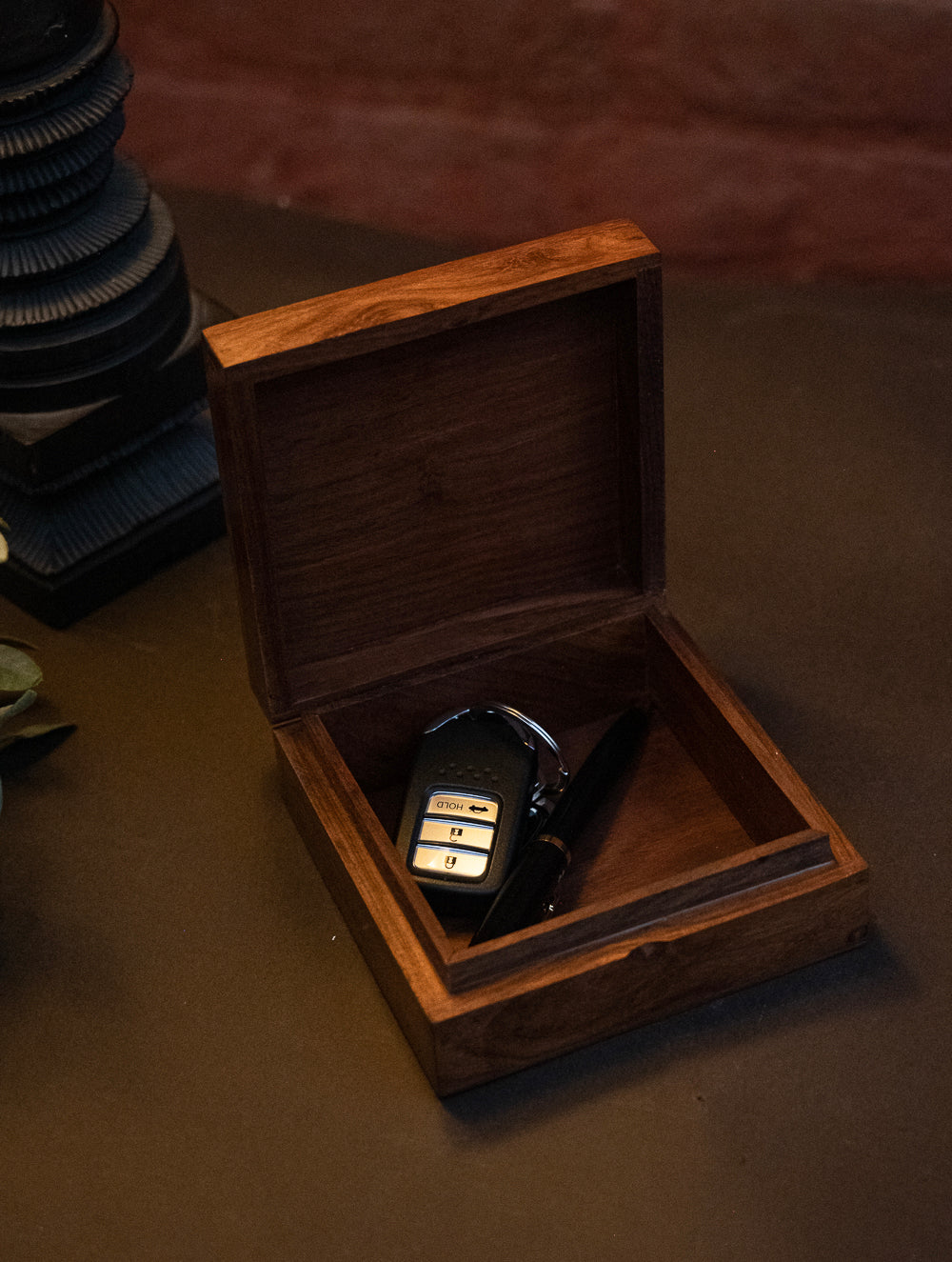 Tarakashi Wooden Inlay Decorative Box- Tree
