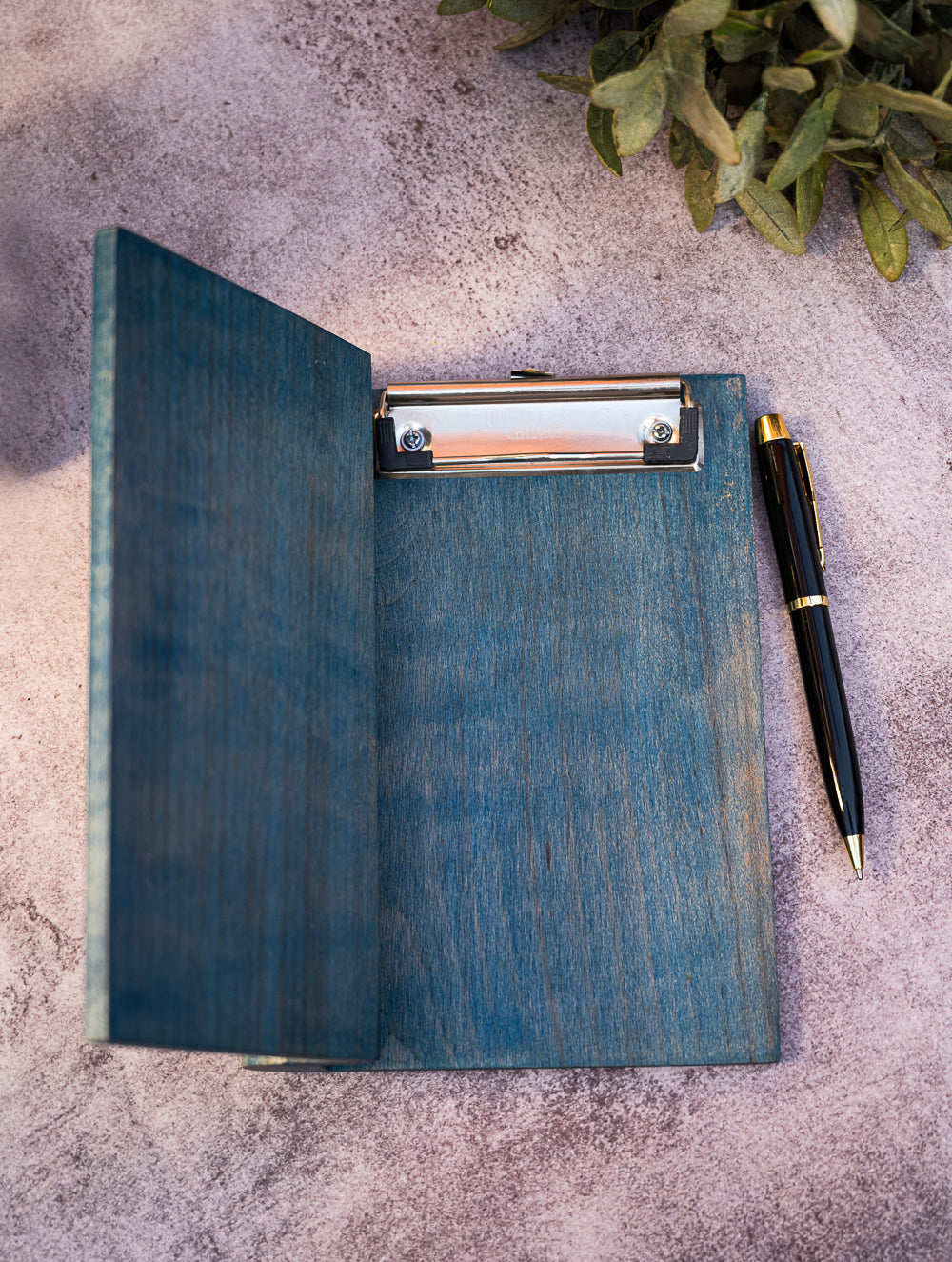 Wood Engraved Paisley Paper Holder