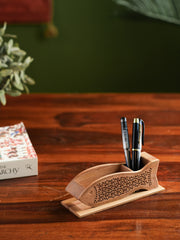 Wooden Jaali Stationery / Paper Holder