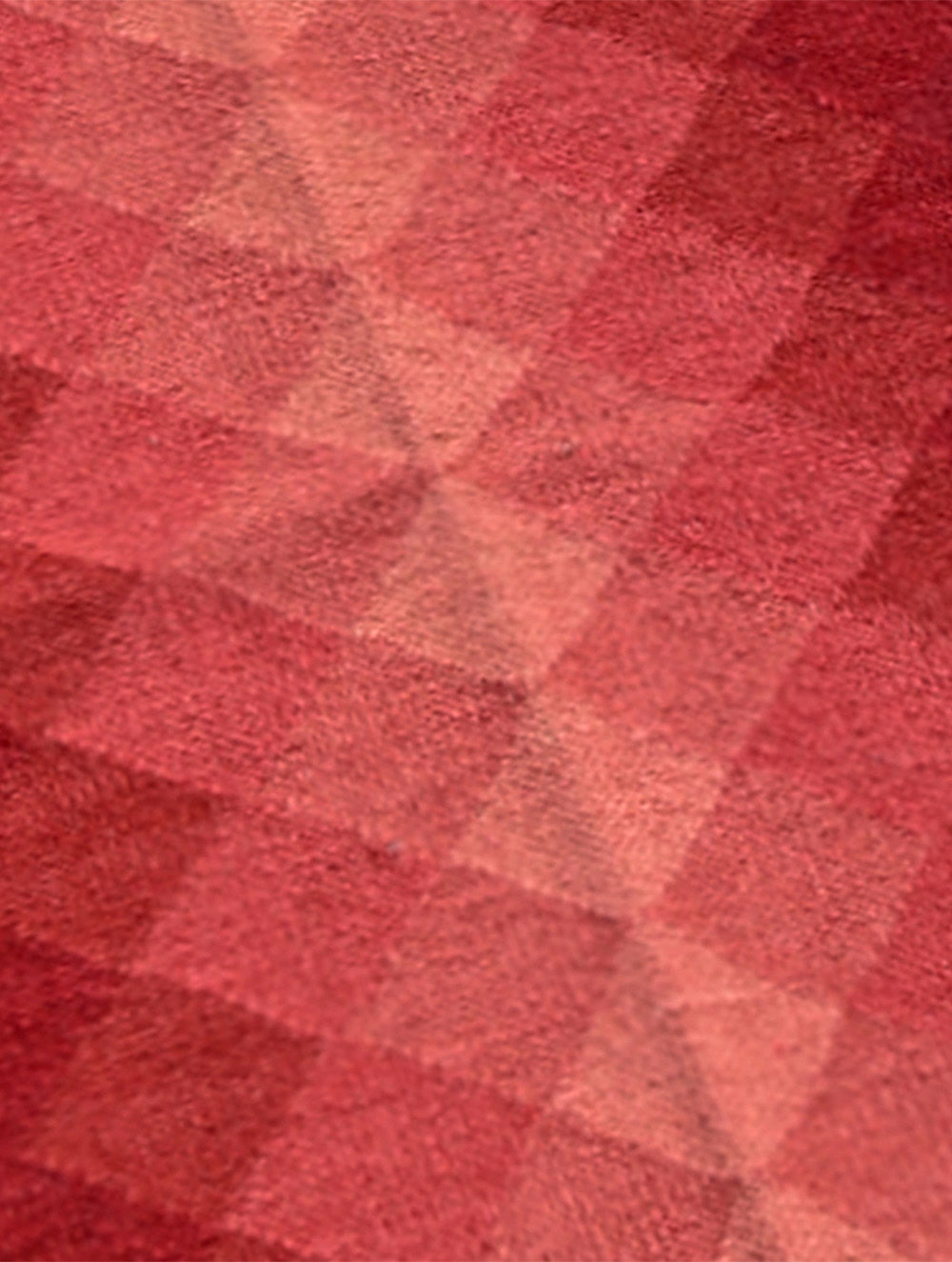 Exclusive Handmade Wool & Cotton Mirzapur Dhurrie Rug - Gulaabi Spectrum (5ft x 3ft)