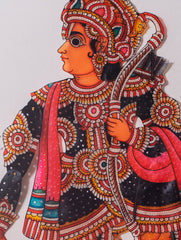 Andhra Leather Craft String Puppet - Lakshman (24" x 13")