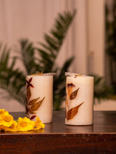 Load image into Gallery viewer, Aromatic Pondicherry Wax Candles - Jasmine (Set of 2)