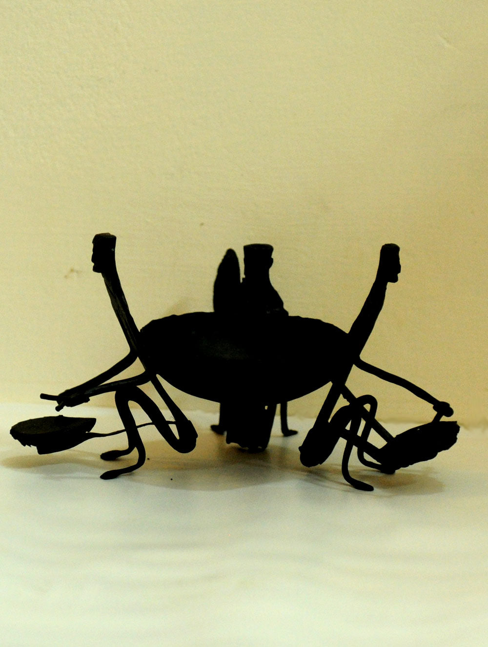 Bastar Tribal Art - Tea Light Holder - Curio - The India Craft House