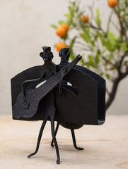 Bastar Tribal Art Curio - Napkin Holder - Musicians - The India Craft House